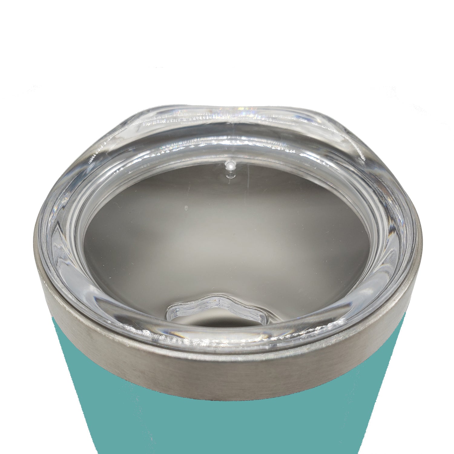 Lid for Docktails shatterproof insulated wine cup in Aquamarine