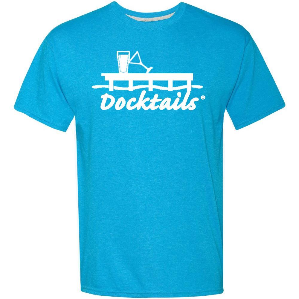 Docktails Men's Short Sleeve Tee in Sapphire
