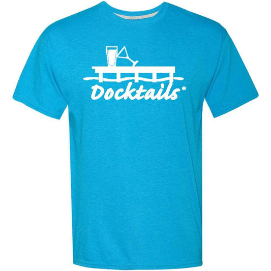 Docktails Men's Short Sleeve Tee in Sapphire