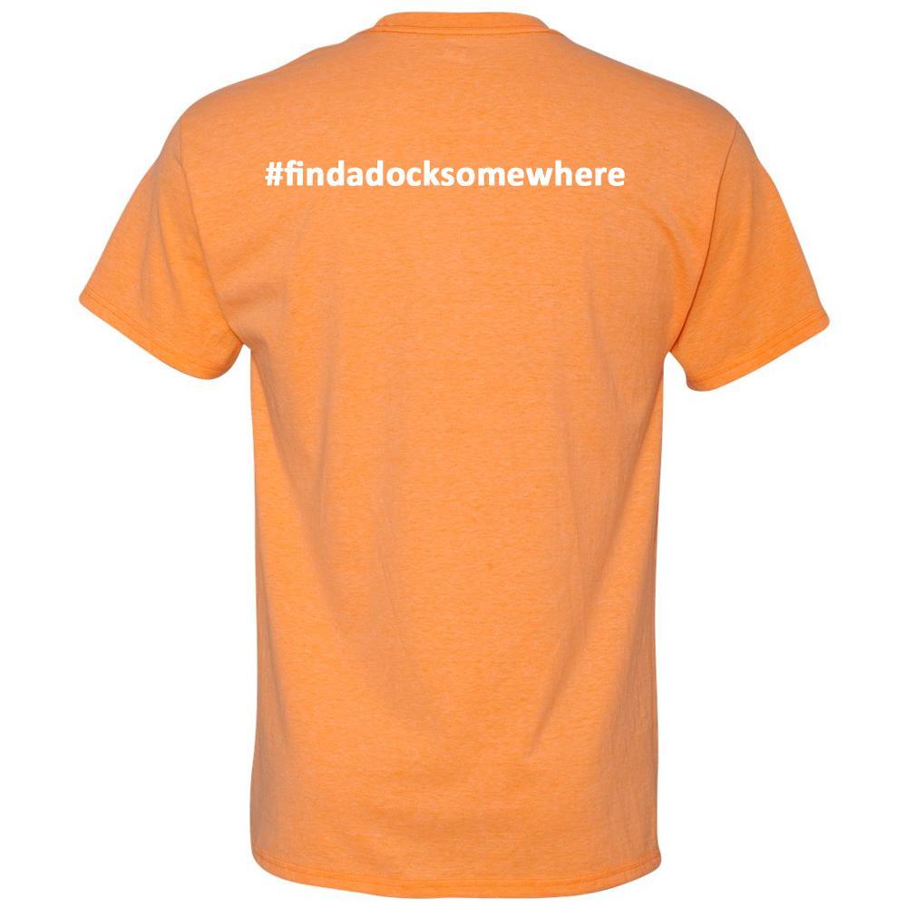 Docktails Men's Short Sleeve Tee in Sunset Heather