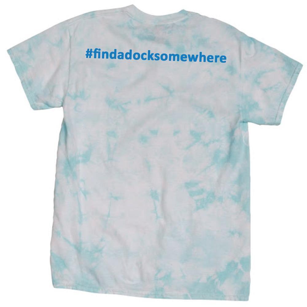 Docktails Unisex Ocean Tie Dye T-Shirt, perfect for your favorite beach bars