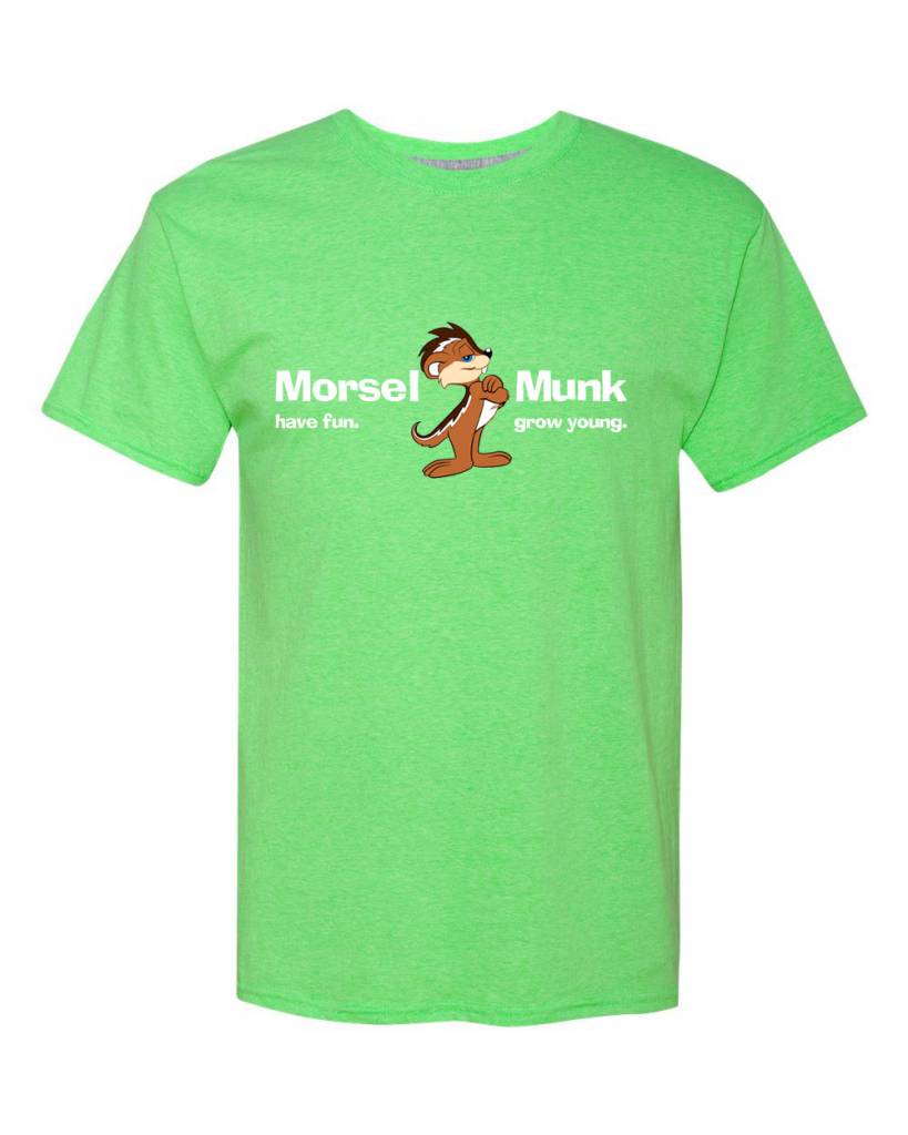 Have Fun Grow Young green t-shirt