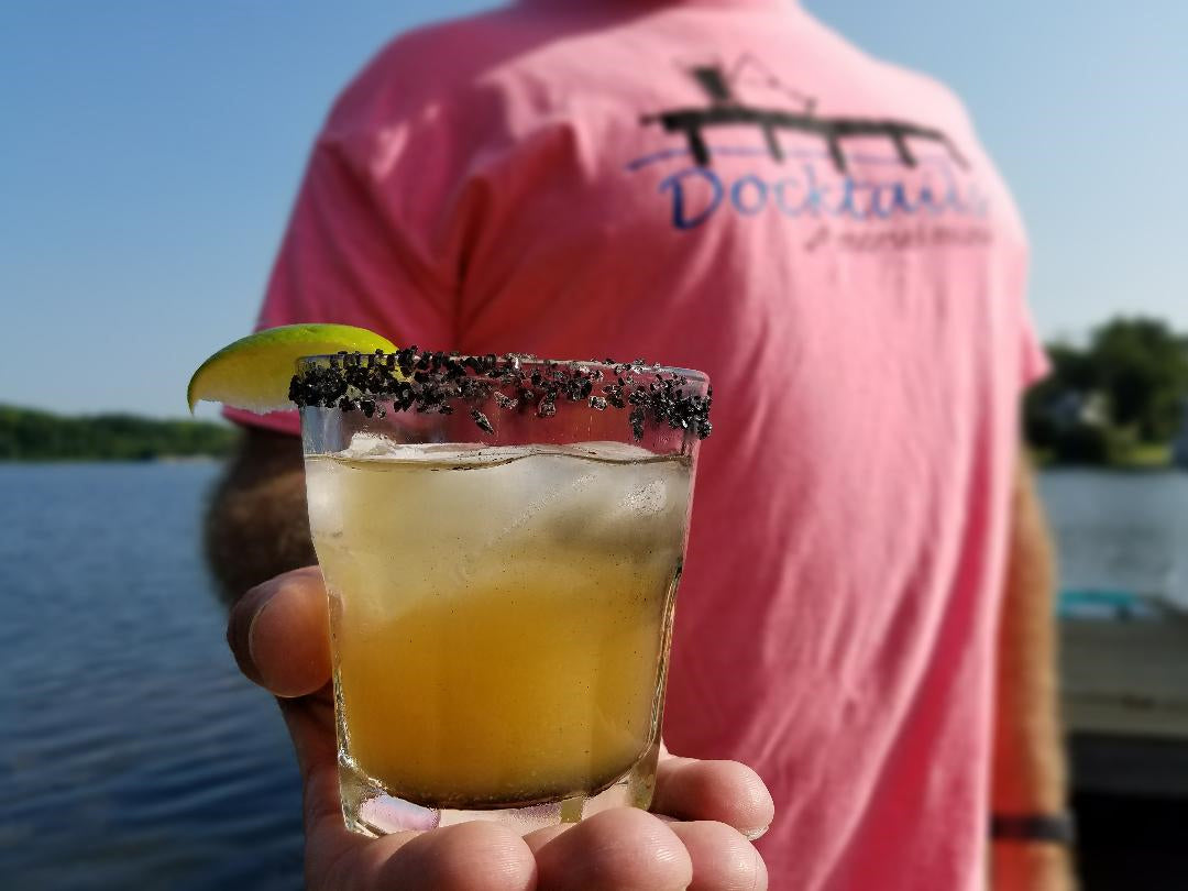 Our Docktails signature smoky margarita