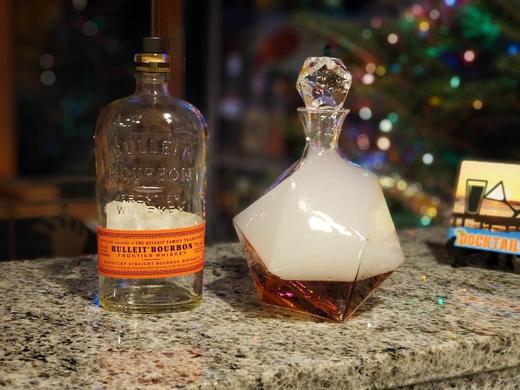 Smoked Bulleit bourbon