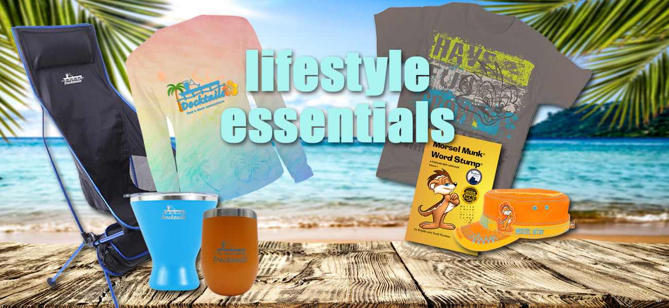 Shop our Docktails and Have Fun Grow Young lifestyle brands, helping adults to regress and destress