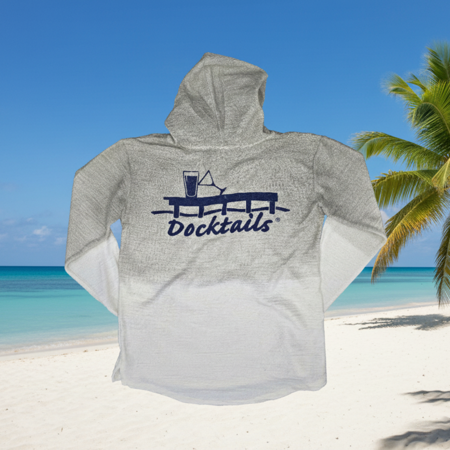 Docktails Seashore Sand Dip Dye Hoodie in seashore sand dip dye color