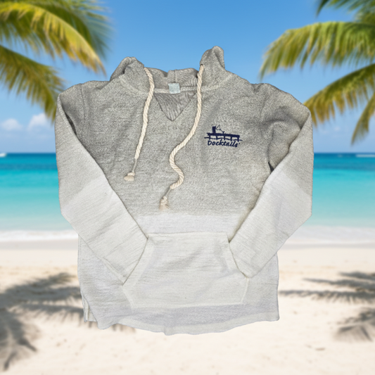 Docktails Seashore Sand Dip Dye Hoodie in seashore sand dip dye color