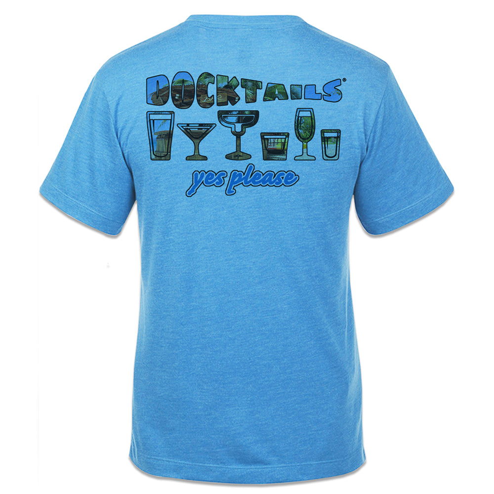 Docktails Men's Drink Like A Fish Tri-Blend T-shirt