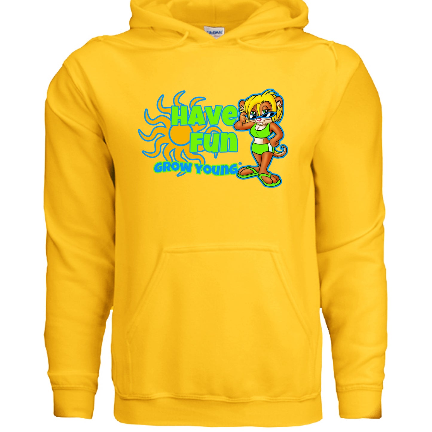 Morsel Chik signature hoodie in gold