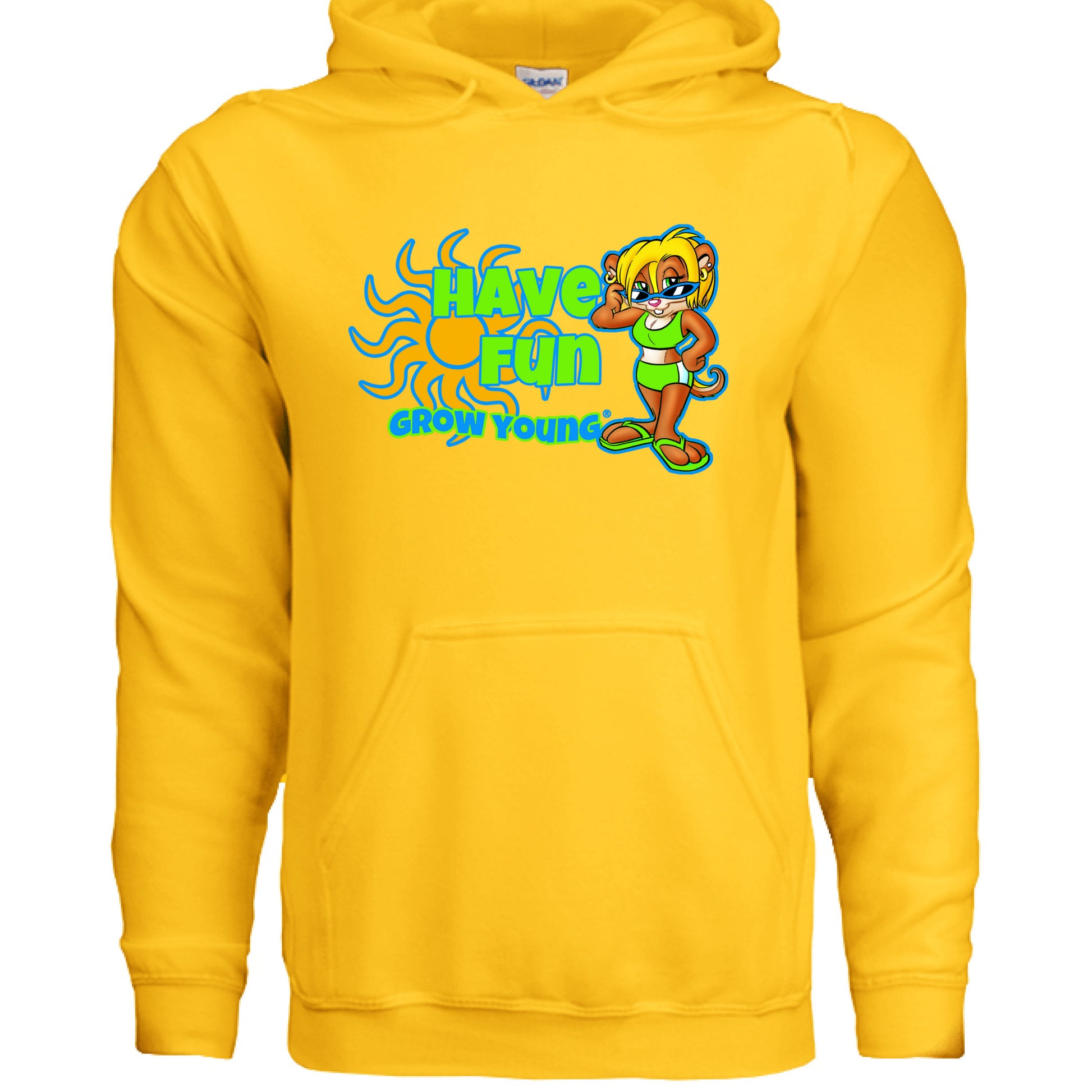 Morsel Chik signature hoodie in gold