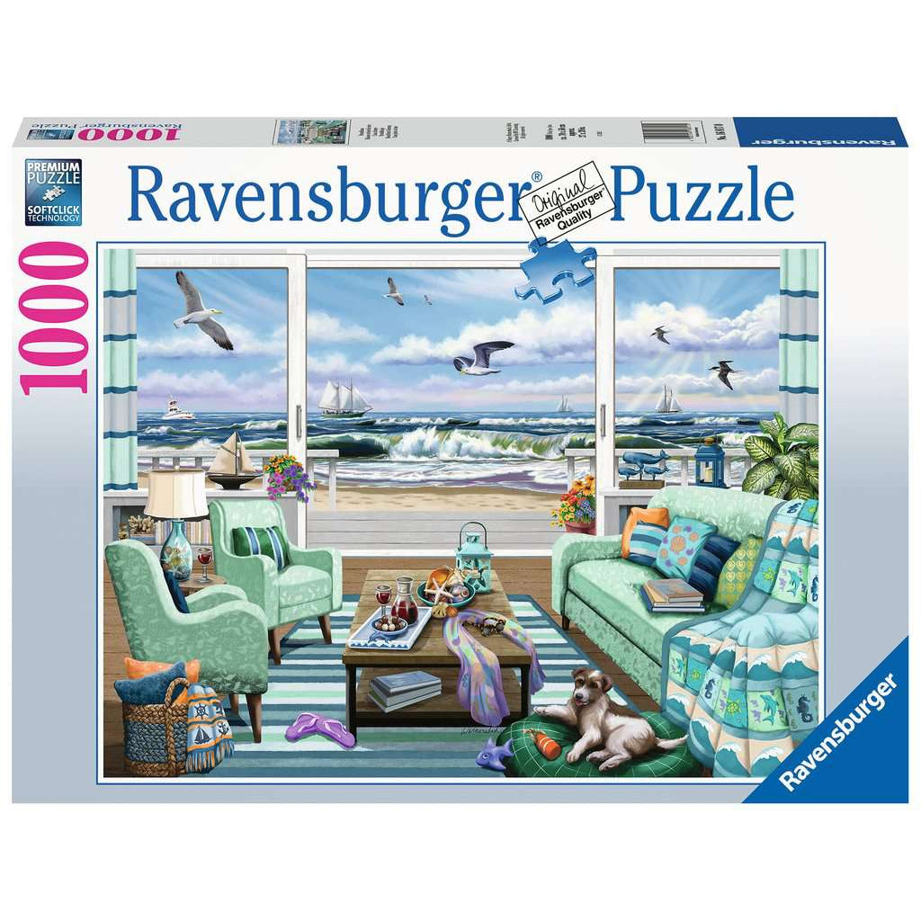 Beachfront Getaway 1000 piece Ravensburger jigsaw puzzle