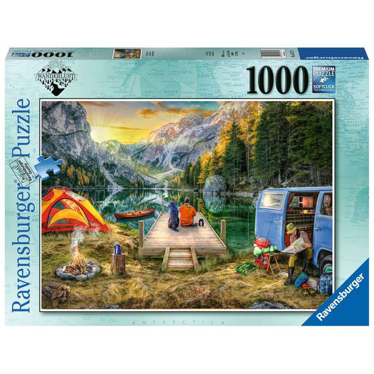 Calm Campsite 1000 piece jigsaw puzzle from Ravensburger