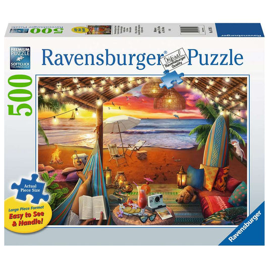 Cozy Cabana 500 large piece puzzle from Ravensburger