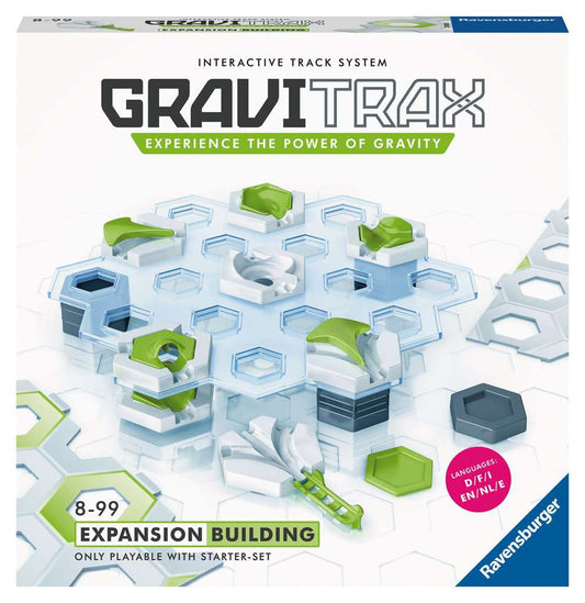 GraviTrax marble run expansion building