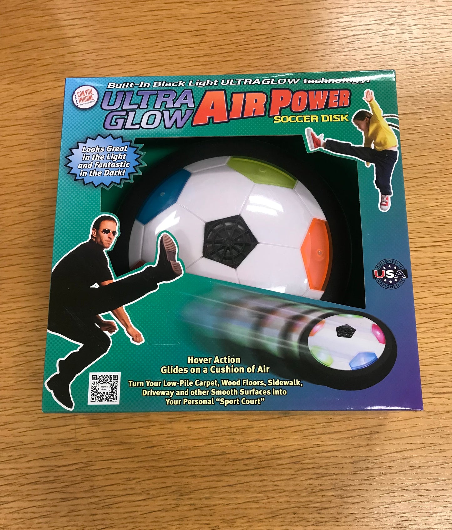Air Power Soccer Disk Ultraglow