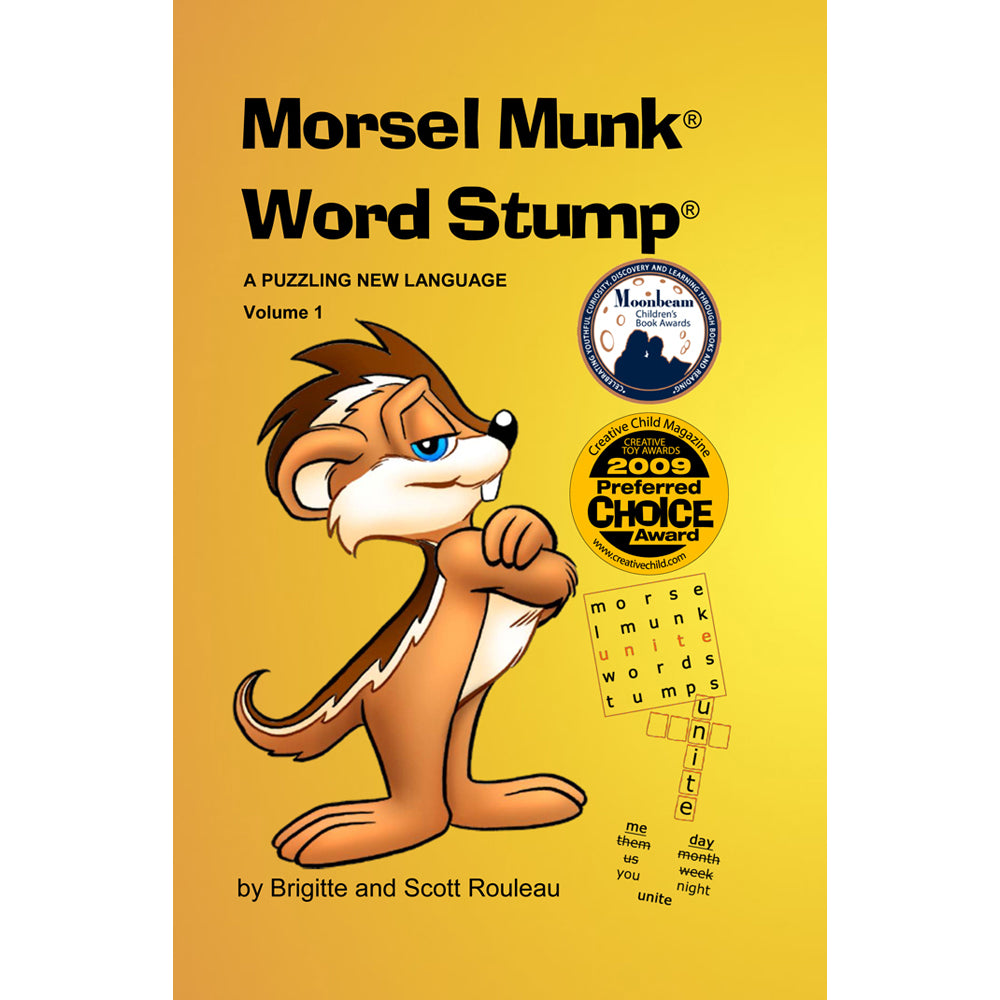 Morsel Munk Word Stump award winning brainteaser word puzzles