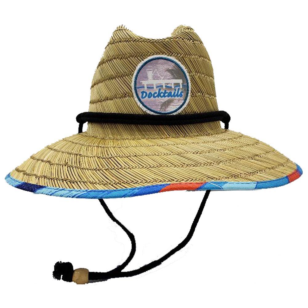 Docktails Ocean Sun Straw Lifeguard Hat