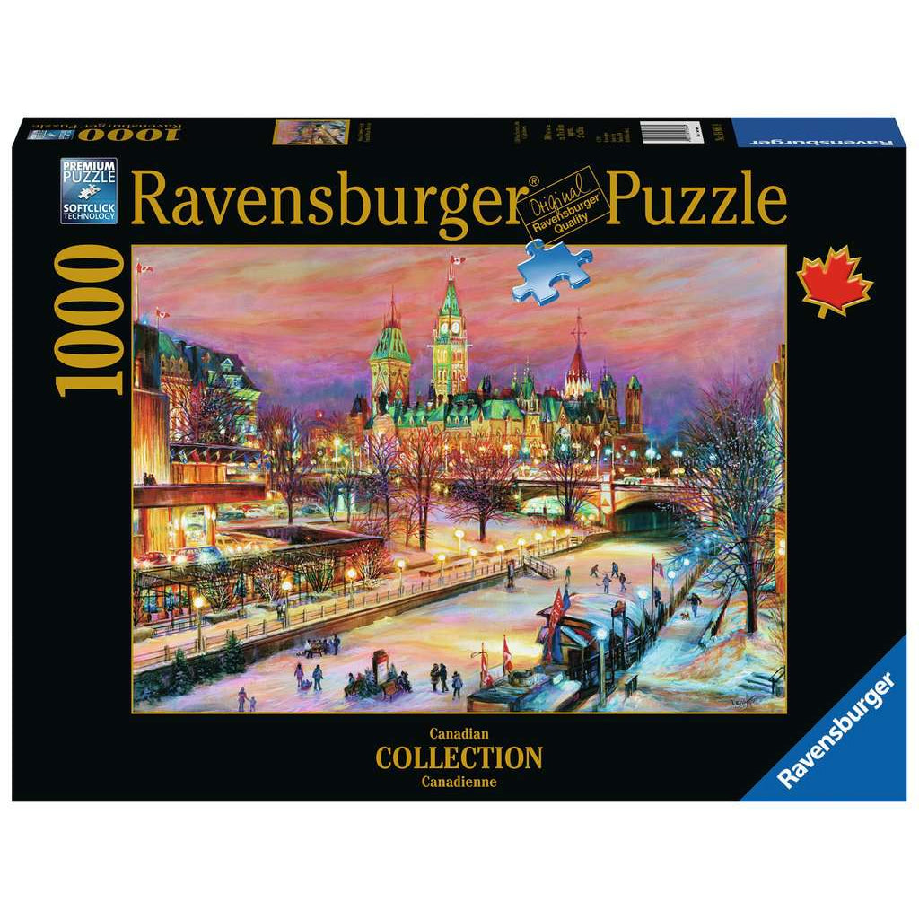 Ottawa Winterlude Festival 1000 piece puzzle from Ravensburger