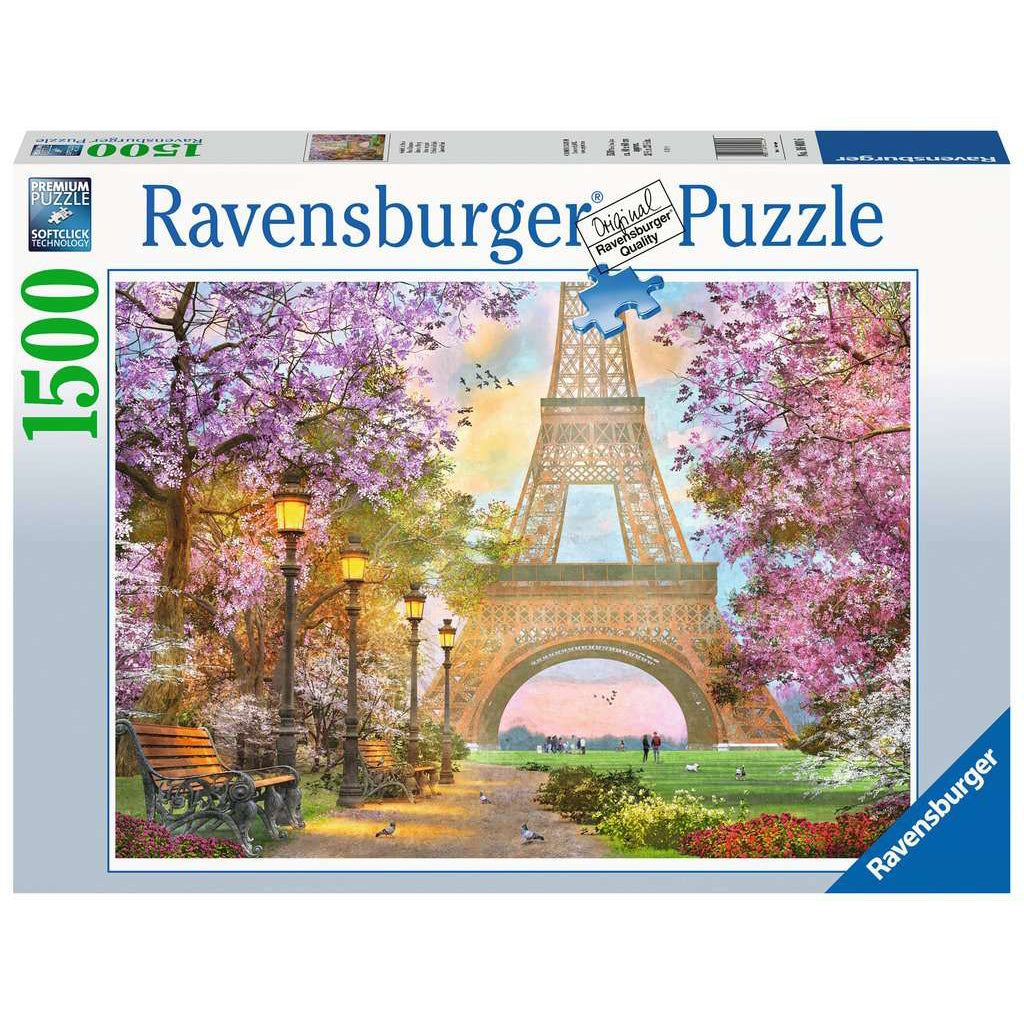 Paris Romance 1500 piece jigsaw puzzle from Ravensburger