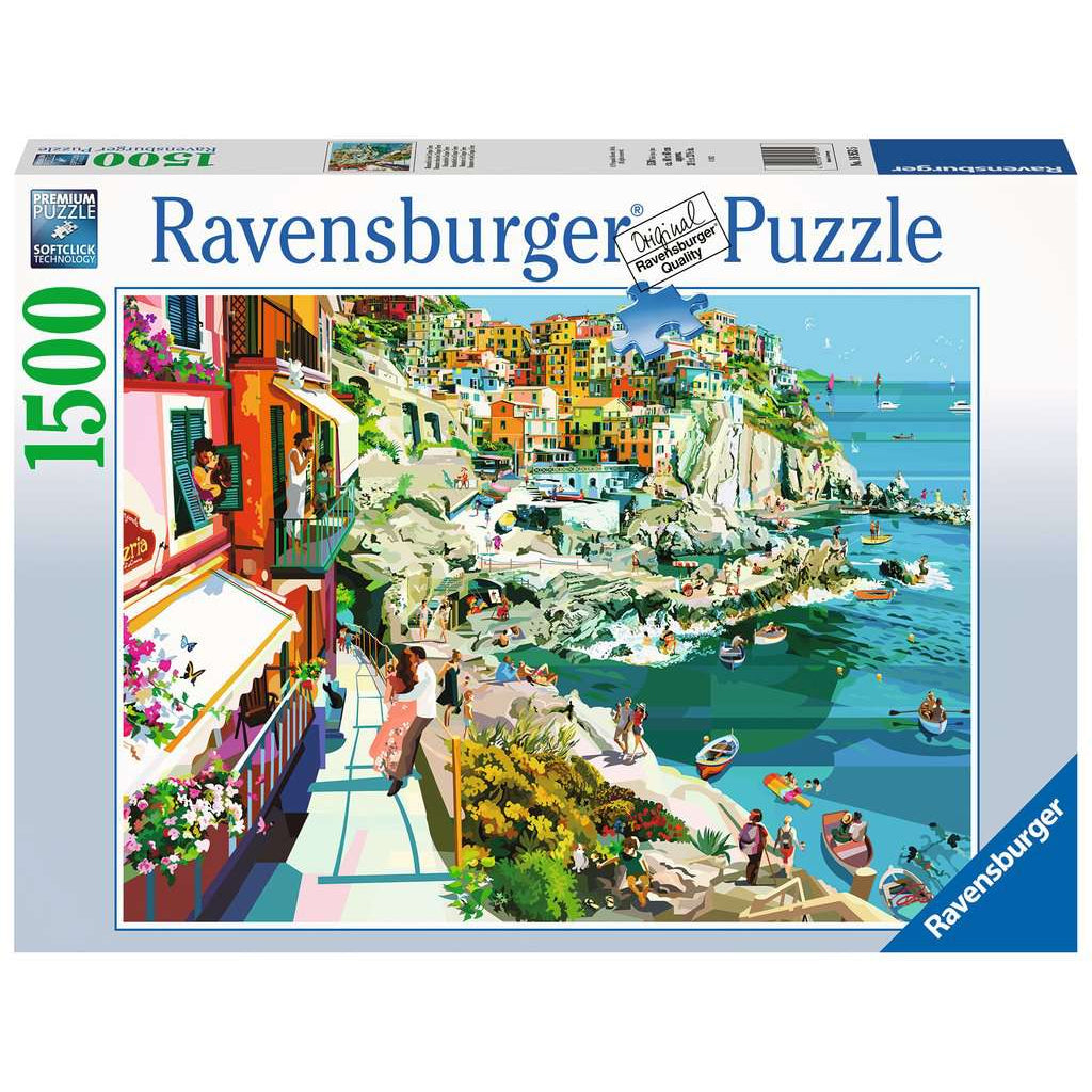 Romance in Cinque Terre 1500 piece jigsaw puzzle from Ravensburger