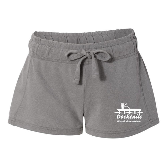 Docktails Women's Relax French Terry Shorts in Grey