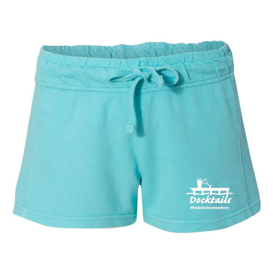 Docktails Women's Relax French Terry Shorts - Lagoon