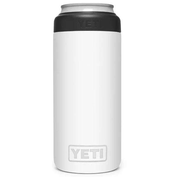YETI Slim Can Colster in White