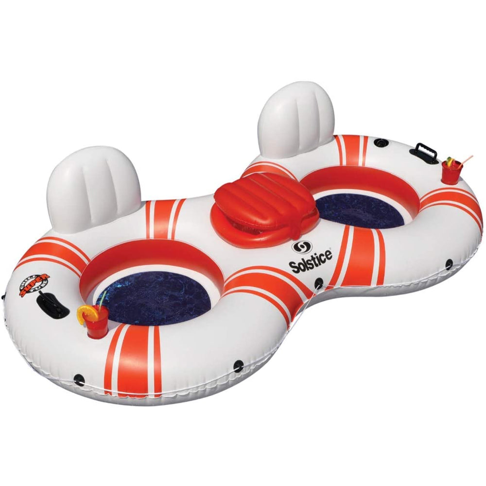 Solstice Super Chill River Tube Double With Cooler