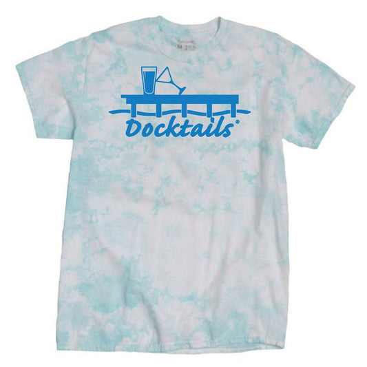 Docktails Unisex Ocean Tie Dye T-Shirt, perfect for your favorite beach bars