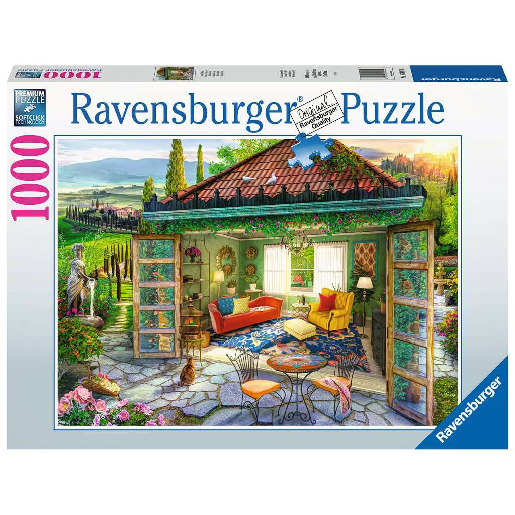 Tuscan Oasis 1000 piece jigsaw puzzle from Ravensburger