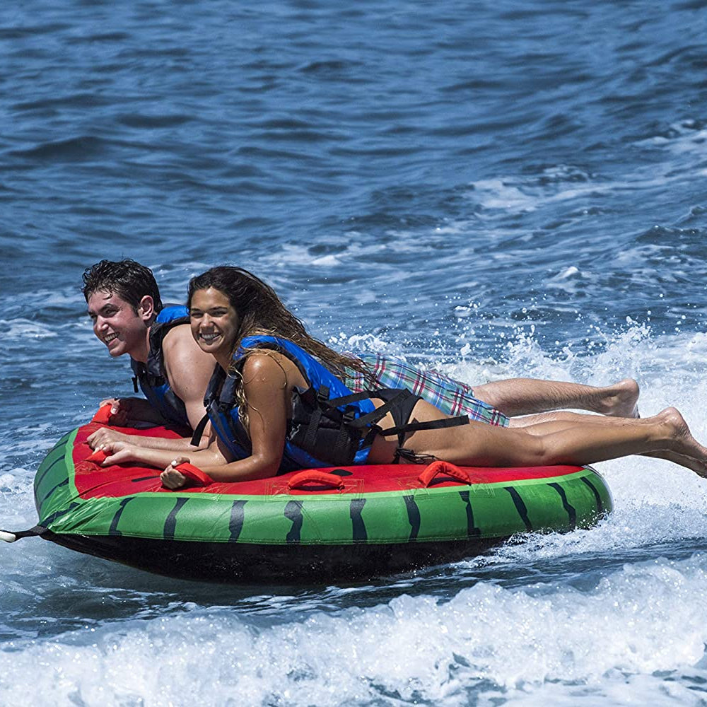 Solstice Watermelon Towable Tube - 1 - 2 Person