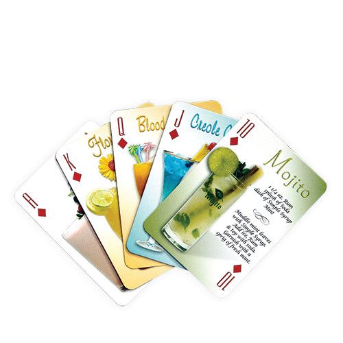 Hot sexy drink recipe playing cards