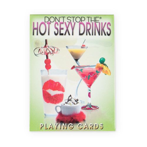 Hot sexy drink recipe playing cards