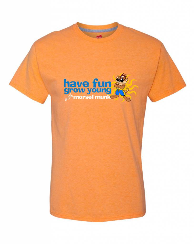 Men's Have Fun Grow  Young t-shirt in orange